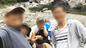 やどり温泉いやしの湯近くの河原でBBQ-めっちゃ愉しかった！